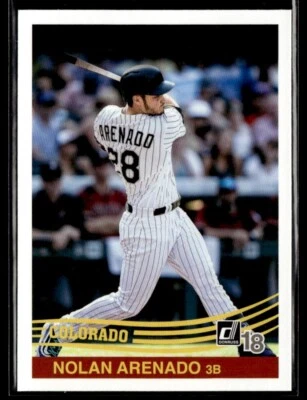 2018 Donruss #236 Nolan Arenado Colorado Rockies - Image 1 of 2