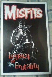 The Misfits Legacy of Brutality 17"X 12" Cardboard Poster in Plastic Protector - Picture 1 of 3