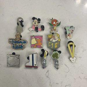 Disney Pin Lot Of 12 Mixed Years Variety Hidden Mickey - Picture 1 of 10