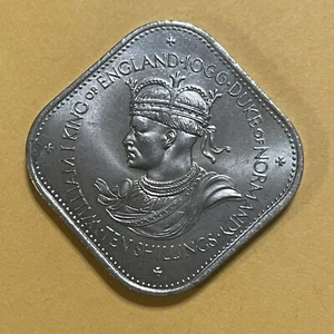 Guernsey 10 shillings 1966 Coin William I 900th Anniversary Norman Conquest KM19 - Picture 1 of 14