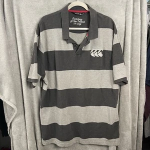 Polo de rugby Canterbury Nueva Zelanda XXL a rayas - Imagen 1 de 6