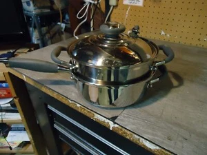 KITCHEN CHARM STAINLESS STEEL DOUBLE BOILER NO. 304 8" 21T - Picture 1 of 6
