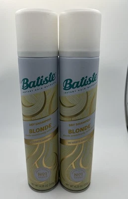 2 Pack Batiste Dry Shampoo Brilliant Blond 4.23 oz. 120g Blonde Hair Oil Absorb - Image 1 of 3