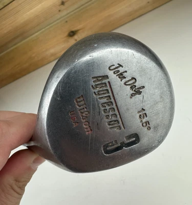 Wilson 3 Wood John Daly Aggressor 15.5 Degree USA Steel Shaft Wilson Grip - Image 1 of 4