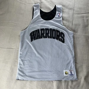 Mitchell & Ness Warriors Wendetrikot Erwachsene klein schwarz-weiß - Bild 1 von 9