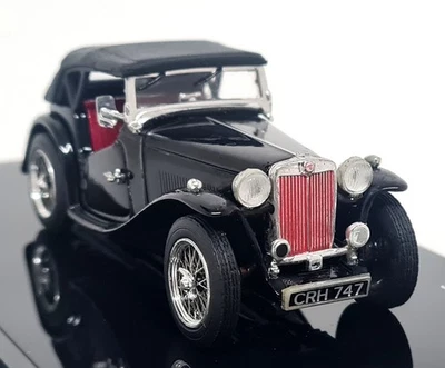 Vitesse 1/43 MG TC Cerrado Convertible Negro ¡PINTURA! Modelo de coche a escala diecast Foto 1 de 4