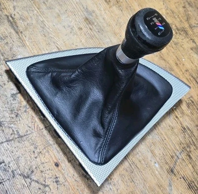 BMW 1 Series E81 E87 M Sport 6 velocidades manual palanca de cambios Gator y perilla 7566295 Foto 1 de 4