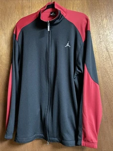 Rare Vtg Y2K 2000s Men’s L Jordan Retro Jumpman Full Zip Warm Up Jacket - Picture 1 of 9