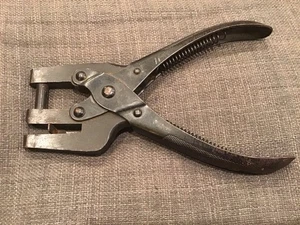 SARGENT BERNARD Parallelbacken Lederlocher mit verstellbarem Tiefenmesser USA Vintage - Bild 1 von 3