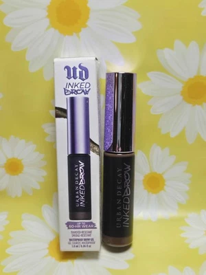 Urban Decay Inked Brow Gel DARK DRAPES 60 Hour .06 fl oz Full Size Waterproof - Image 1 of 4