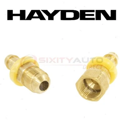 Hayden Oil Cooler Line Connector for 1997-2006 Jeep TJ - Automatic qg Foto 1 de 4