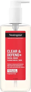 Neutrogena Face Wash, Clear and Defend plus Wash, 200 ml (Pack of 1) - Picture 1 of 5