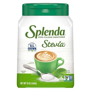 Splenda Stevia 100% Natural Zero Calorie Sweetener Granulated Sugar Substitute - Picture 1 of 9