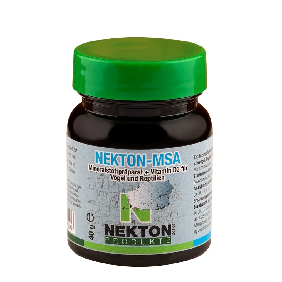 Nekton MSA Vitamin D3 + Mineralstoffe 40 g , Aufbaupräparat