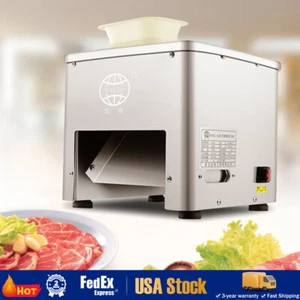 Stainless Steel Commercial Electric Meat Slicer Cutting Machine Cutter Slicer - Picture 1 of 11