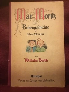 Max und Moritz Wilhelm Busch 1925 Jubiläumsauflage 100. Auflage Buch - Bild 1 von 12