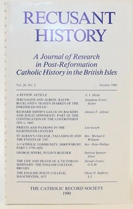 Recusant History: Research in Post-Reformation Catholic History October 1990 - Picture 1 of 5