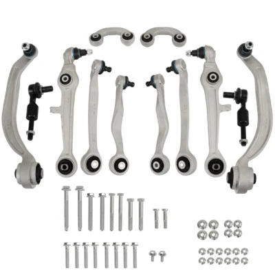 Kit de 12 brazos de control delanteros superiores e inferiores 2000-2008 para Audi A4 Quattro B6 B7 3,2 L Foto 1 de 4