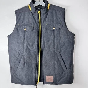 Timeless Elements for McDonalds Puffer Vest Adult Medium Employee Gray Full Zip - Picture 1 of 9