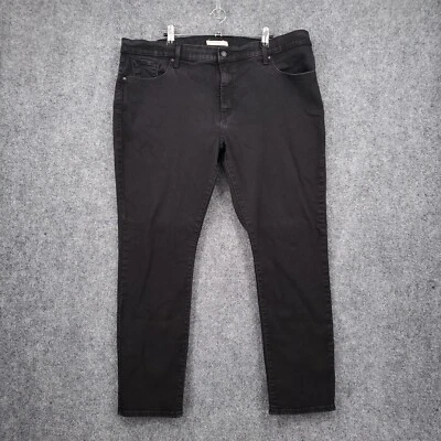 Levis 311 Jeans Womens 22W Plus Black Shaping Skinny Mid Rise Dark Wash Stretch - Image 1 of 4