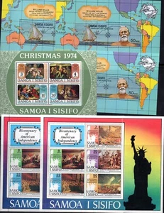 BRITISH COMMONWEALTH 1970-1980s SAMOA COLLECTION OF 42 SOUVENIR SHEETS MINT NH - Picture 1 of 7