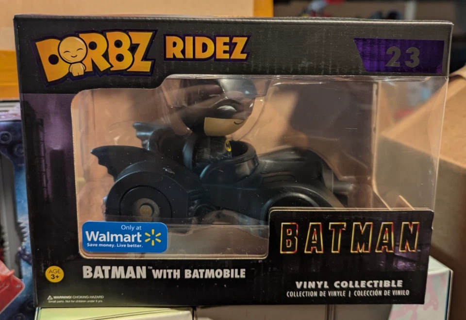Dorbz Ridez Batman: Batman 1989 con Batmobile #23 (NUEVO) exclusivo de Walmart Foto 1 de 1