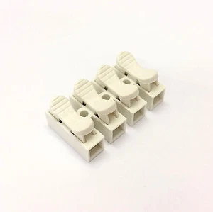 Quick Fix Federklemme Klemme Block Stecker 380V 10A 4-Wege einfache Montage - Bild 1 von 3
