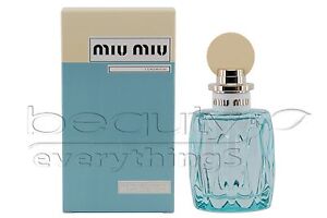 Miu Miu L'Eau Bleue 3.4oz / 100ml Eau De Parfum Spray NIB Sealed For Women
