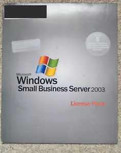 Windows SBS 2003 - 5 User CAL - Small Business Server - New Sealed License Pack - Picture 1 of 2