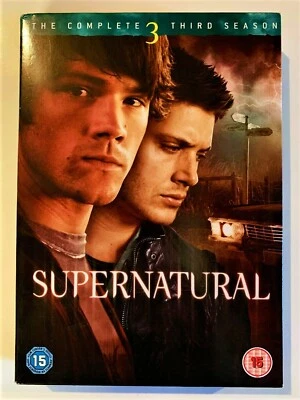 SUPERNATURAL Complete Third Season/Series Three UK DVD 5disc7321902215143Box Set - Image 1 of 4