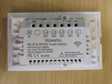 MoesGo WiFi Inteligentny przełącznik ścienny, szkło, Alexa, Google Home, Tuya / SmartLife