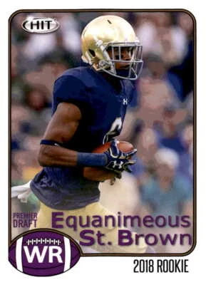 2018 SAGE HIT  Equanimeous St. Brown  72 - Image 1 of 2