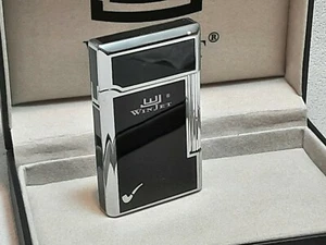 Win Jet Premium Pipe Lighter - Piano Varnish Look - Nip - 310018R - Picture 1 of 5