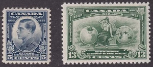 MATT'S STAMPS CANADA SCOTT #193-194 COMMEMORATIVE ISSUES OF 1932, MH/MNH, CV$27 - Picture 1 of 2
