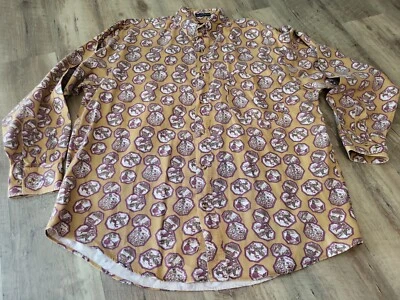 Ducks Unlimited LS L Shirt Sport Casual Conservation Wildlife Hunting Tan - Image 1 of 4