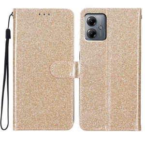 New Glitter Flip Magnetic Leather Wallet Case Cover For MOTO G73 G53 G42 E32 G9 - Picture 1 of 37