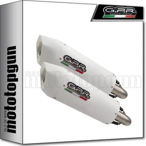 exhaust only white gpr for husqvarna te 630 e sms 630 smr 630 2010 10 2011 11 - Picture 1 of 3