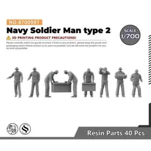 SSMODEL SS8700997 1/700 Modelo Actualización Piezas Navy Soldier Man Tipo 2 - Imagen 1 de 3