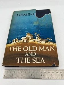 The Old Man and the Sea By Ernest Hemingway 1952 "W" Hardcover Book of Month - Imagen 1 de 9