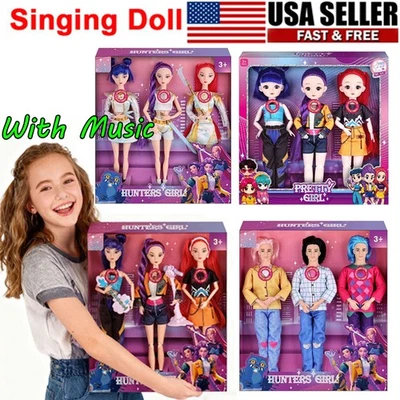 2026: Figura coleccionable articulación móvil muñecas cazadores de demonios Cosplay Kpop 3 piezas Foto 1 de 4