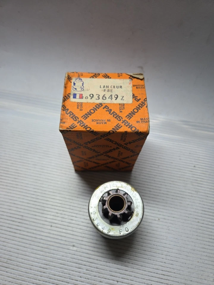 Sprocket Starter Motor Paris-Rhone Lanceur D8E 93649 Z New - Image 1 of 4