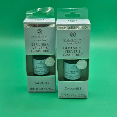 Chesapeake Bay 100% Pure Essential Oil Mine & Body Peppermint CLARITY LOT OF 2 - Image 1 of 3