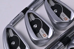 Ping G400 Irons / 5-PW+UW / Black Dot / Stiff Flex Ping AWT 2.0 Shafts - Picture 1 of 7