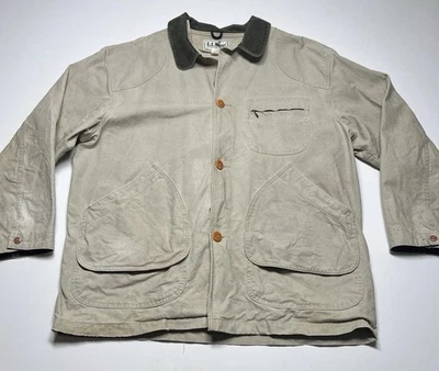 Abrigo de colección LL Bean Chore chaqueta utilitaria de granero talla grande lona EE. UU. Foto 1 de 4
