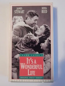 It's a Wonderful Life (VHS) James Stewart Donna Reed - Imagen 1 de 1