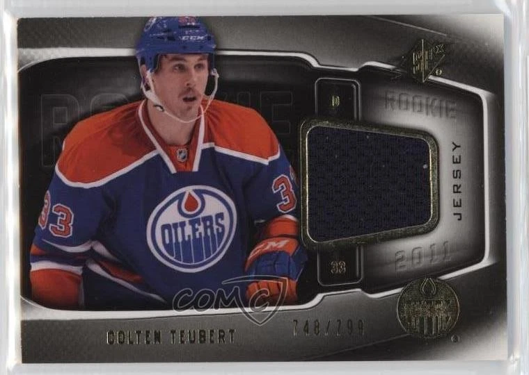 2011-12 SPx SPx Rookie Jerseys /799 Colten Teubert #172 Rookie RC - Image 1 of 2