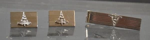 VTG MSM Medical Sterling Caduceus Cuff Links & Tie Clip Doctor Nurse Dentist NOS - Picture 1 of 9