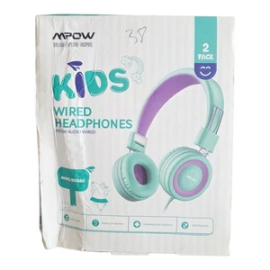 2-Pack Mpow Kids Headphones W/ Splitter Over-Ear/On-Ear Headset BH360A - Picture 1 of 6