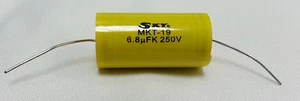 2 x 6.8uF 250V 6.8mfd Non Polarized Metal PolyesterAudio Crossover Capacitor - Picture 1 of 1