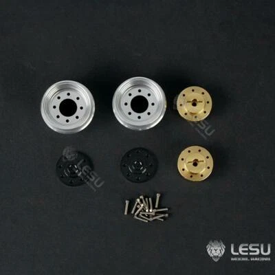 Metal Wheel Hubs for LESU 1/14 DIY Hydraulic Skid Steer RC Loader  A0008 - Image 1 of 4